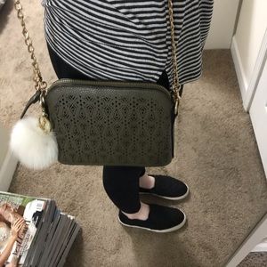 Army Green Francesa’s Crossbody Satchel Purse
